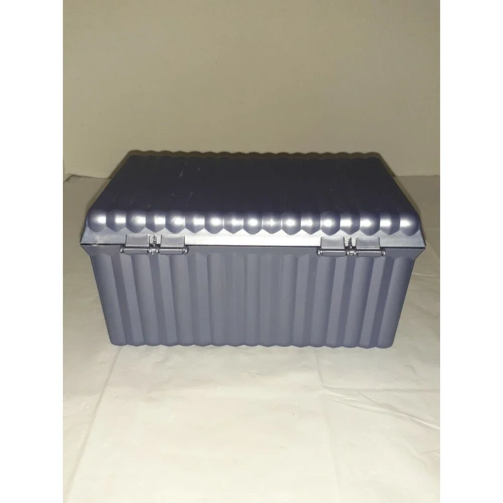 Vintage Sassaby Purple Small Makeup Carrying Case Organizer With Mirror & Tray